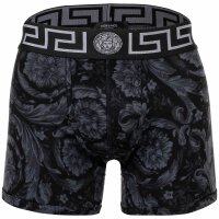 VERSACE Herren Long Boxer - TOPEKA, Trunk, Stretch Cotton, Barocco Muster