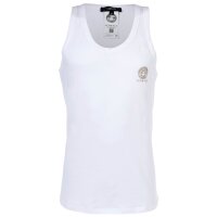 VERSACE Mens Tank Top - TOPEKA, Undershirt, Round Neck, Stretch Cotton, Solid Color