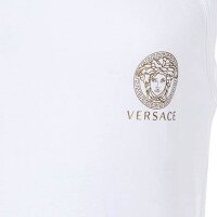 VERSACE Mens Tank Top - TOPEKA, Undershirt, Round Neck, Stretch Cotton, Solid Color White M (Medium)
