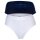 adidas Damen Slip, 2er Pack - Bikini Slip, Smart Cotton Solid, Logo, uni
