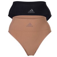 adidas Damen String, 2er Pack - Thong, Slip, Smart Micro 720 Seamless, Logo, uni