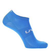UYN Unisex Sneaker Socks, 2-Pack - Essentials Sneaker Socks, Logo, solid color Blue 45-47