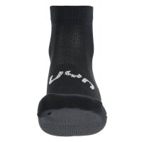 UYN Unisex Quarter Socks, 2-Pack - Essential Low Cut Socks, Logo, solid color. Black 35-38 (2.5-5 UK)