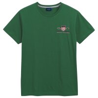 GANT Mens T-Shirt - Archive Shield EMB, round neck, short...