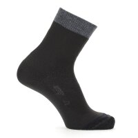 UYN Herren Trekking Socken - 2IN Merino Socks, Wandersocken, Merino, Logo Schwarz/Grau 39-41