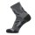 UYN Mens Trekking Socks - 2IN Merino Socks, Hiking Socks, Merino, Logo Black/Grey 45-47