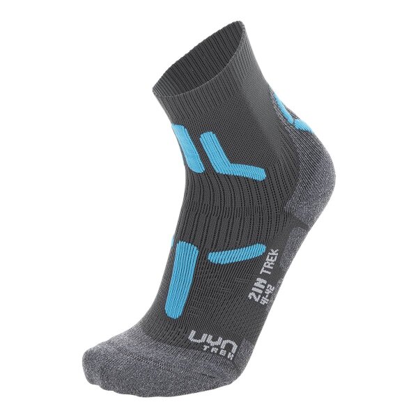 UYN Damen Trekking Socken - 2IN Socks, Socken, Wandersocken, Polyamid, Logo