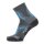 UYN Womens Trekking Socks - 2IN Merino Socks, Hiking Socks, Merino, Logo Gray / turquoise 39-40