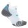 UYN Womens Running Sneaker Socks - 2IN Socks, Socks, Polyamide, Logo, Short White/gray/turquoise 39-40