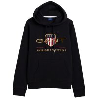 GANT Ladies Hoodie - Archive Shield Sweat Hoodie, hooded jumper, logo, uni