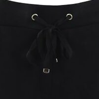 hajo Damen Bermuda - Shorts, kurze Hose, Homewear, stay fresh, Baumwoll-Mix Schwarz M