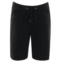 hajo Ladies Bermuda - Shorts, homewear, stay fresh, cotton mix Black M (Medium)