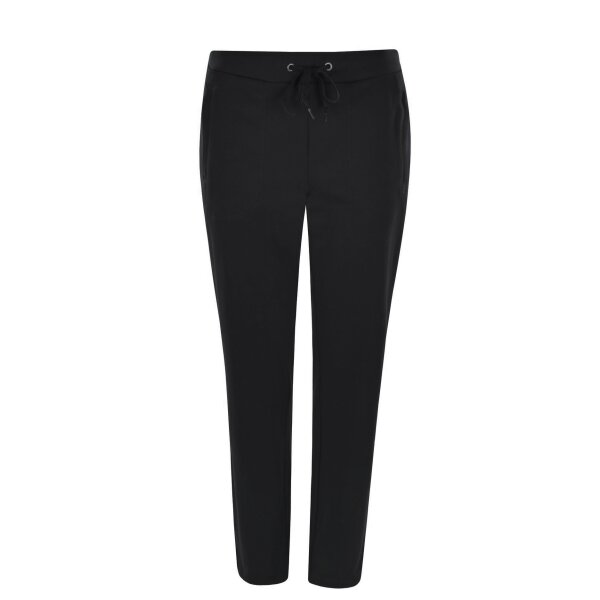 hajo ladies homewear trousers - jogging trousers, Klima-Komfort, interlock, cotton mix Black XL (X-Large)