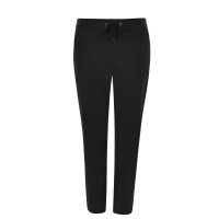 hajo Damen Homewear Hose - Jogginghose, Klima-Komfort, Interlock, Baumwoll-Mix Schwarz XL