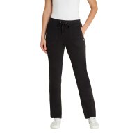 hajo Damen Homewear Hose - Jogginghose, Klima-Komfort, Interlock, Baumwoll-Mix Schwarz XL