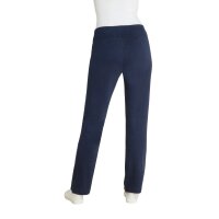 hajo Damen Homewear Hose - Jogginghose, Klima-Komfort, Interlock, Baumwoll-Mix Blau 4XL