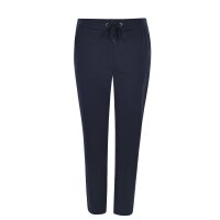 hajo ladies homewear trousers - jogging trousers, Klima-Komfort, interlock, cotton mix Blue 4XL (XXXX-Large)