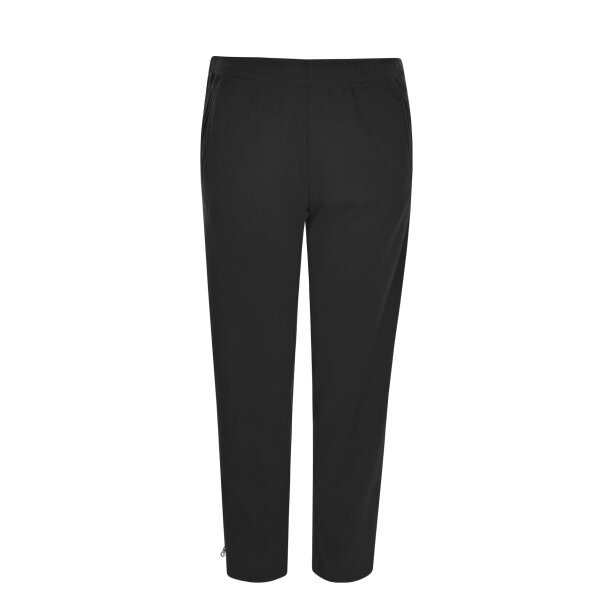 hajo Damen Homewear Hose - Funktions-Rehahose, Jogging, Klima-Komfort, Cotton-Mix Schwarz M