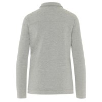 hajo Ladies Homewear Jacket - Leisure, Klima-Komfort, stretch cotton mix, plain Grey 2XL (XX-Large)