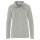 hajo Damen Homewear Jacke - Freizeit, Klima-Komfort, Stretch Cotton-Mix, uni Grau 2XL