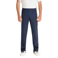 hajo mens homewear trousers - functional rehab trousers, jogging, Klima-Komfort, cotton mix Blue 3XL (XXX-Large)