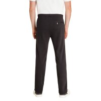 hajo mens homewear trousers - jogging trousers, stay fresh, stretch cotton mix, uni Black S (Small)