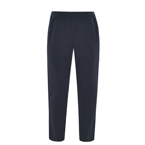 hajo mens homewear trousers - jogging trousers, stay fresh, stretch cotton mix, uni Blue L (Large)