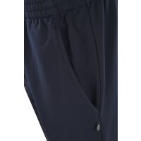 hajo mens homewear trousers - jogging trousers, stay fresh, stretch cotton mix, uni Blue L (Large)