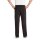 hajo mens spa pants - jogging pants, homewear, stay fresh, stretch cotton mix, uni Black S (Small)