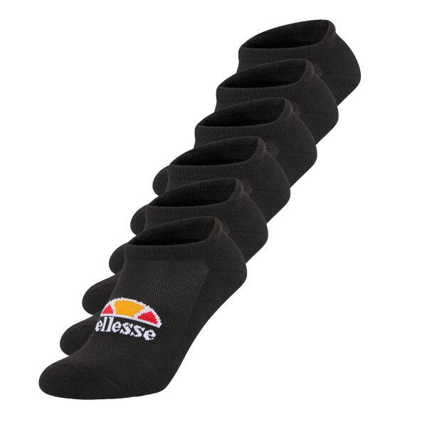 ellesse Unisex Sneaker Socks, 6 Pair - Reban, Trainer Liner, Sport, Logo