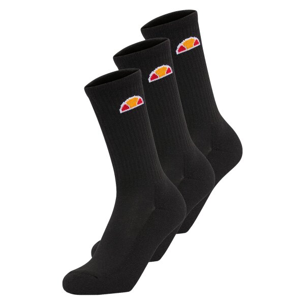 ellesse Unisex Socks, 3 pair - Tisbi, Crew Socks, Logo