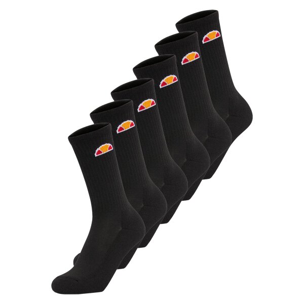 ellesse Unisex Socks, 6 pair - Tamuna, Crew Socks, Logo