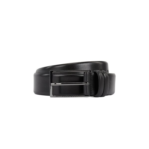 BOSS Mens Belt - Carmello, genuine leather, pin buckle, logo Black 105 cm
