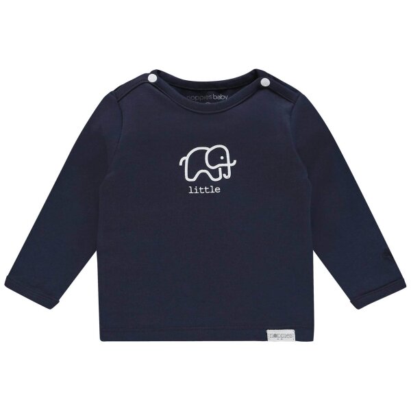noppies Baby Shirt - Amanda elaphant, Unisex, Long Sleeve, Organic Cotton Stretch