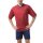 hajo Herren Schlafanzug Set - Shorty, kurz, Kurzarm, Klima-Light, Cotton-Mix Rot M