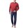 hajo Herren Schlafanzug Set - lang, Bündchen, V-Neck, Klima-Light, Cotton-Mix Rot 5XL