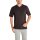 hajo mens T-shirt, 2-pack - Basic, short-sleeved, V-neck, cotton, uni Black S (Small)