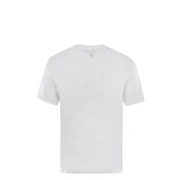 hajo mens T-shirt, 2-pack - Basic, short-sleeved, V-neck, cotton, uni White 6XL (6X-Large)