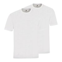 hajo mens T-shirt, 2-pack - Basic, short-sleeved, round...
