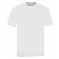 hajo Herren T-Shirt, 2er Pack - Basic, Kurzarm, Rundhals, Baumwolle, uni Weiß 6XL