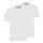 hajo Herren T-Shirt, 2er Pack - Basic, Kurzarm, Rundhals, Baumwolle, uni Weiß 6XL