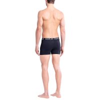 REPLAY Mens Boxer Shorts, 3-pack - Underpants, Cotton, Logo, solid color Black L (Large)