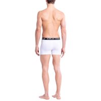REPLAY Herren Boxershorts, 3er Pack - Unterhosen, Baumwolle, Logo, einfarbig Schwarz/Grau/Weiß L