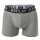 REPLAY Herren Boxershorts, 3er Pack - Unterhosen, Baumwolle, Logo, einfarbig Schwarz/Grau/Weiß L