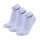 REPLAY Unisex Quarter Socks, 3-Pack - Short Socks, Cotton, Logo, solid color