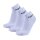 REPLAY Unisex Quarter Socken, 3er Pack - Kurzsocken, Baumwolle, Logo, einfarbig Weiß 35-38