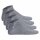 TOM TAILOR Unisex Socken, 4er Pack - Basic, Sneakersocken, einfarbig Grau 43-46