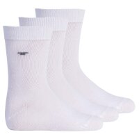 TOM TAILOR Unisex Kinder Socken, 3er Pack - Strümpfe, Baumwolle, Logo, einfarbig
