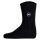 TOM TAILOR Unisex Kinder Socken, 3er Pack - Strümpfe, Baumwolle, Logo, einfarbig Schwarz 23-26