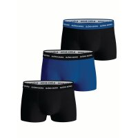 BJÖRN BORG Herren Trunks, 3er Pack - Unterhose, Shorts, Baumwolle, Logobund, einfarbig